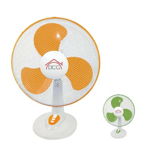 Ventilatore da tavolo dcg 40w Ø40 arancione/verde